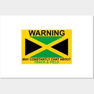 Warning May Constantly Chat About Jamaican Track & Field Posters and Art